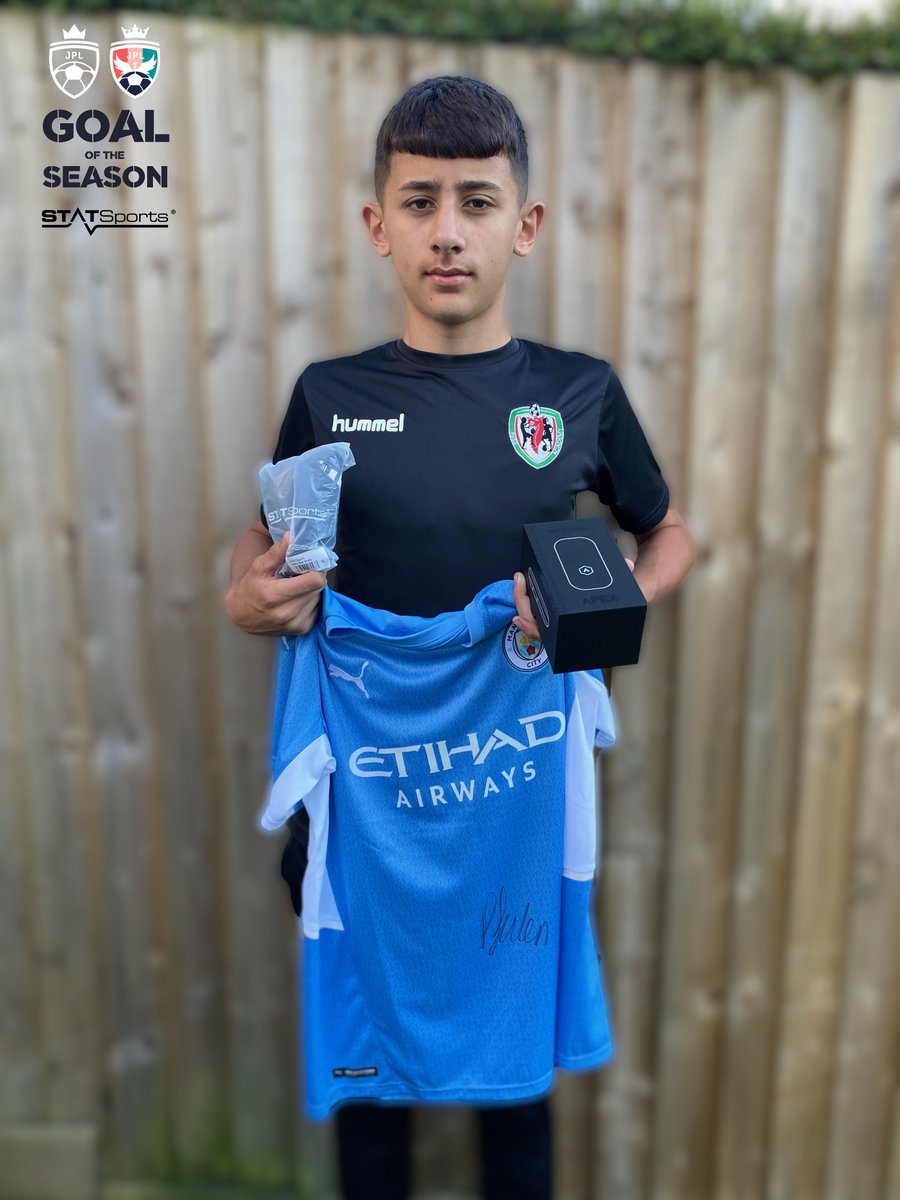 jnrpremleague's tweet image. 🏆 &quot;𝘼 𝙗𝙞𝙜 𝙩𝙝𝙖𝙣𝙠 𝙮𝙤𝙪 𝙛𝙧𝙤𝙢 𝙅𝙤𝙚𝙡. 𝙃𝙚 𝙬𝙖𝙨 𝙙𝙚𝙡𝙞𝙜𝙝𝙩𝙚𝙙 𝙩𝙤 𝙝𝙖𝙫𝙚 𝙧𝙚𝙘𝙚𝙞𝙫𝙚𝙙 𝙨𝙪𝙘𝙝 𝙖𝙣 𝙖𝙢𝙖𝙯𝙞𝙣𝙜 𝙥𝙧𝙞𝙯𝙚.&quot;

Our #JPLGOTS2022 winner has taken delivery of his prize, courtesy of @statsports! 

#JuniorPremierLeague | @PJSSElite