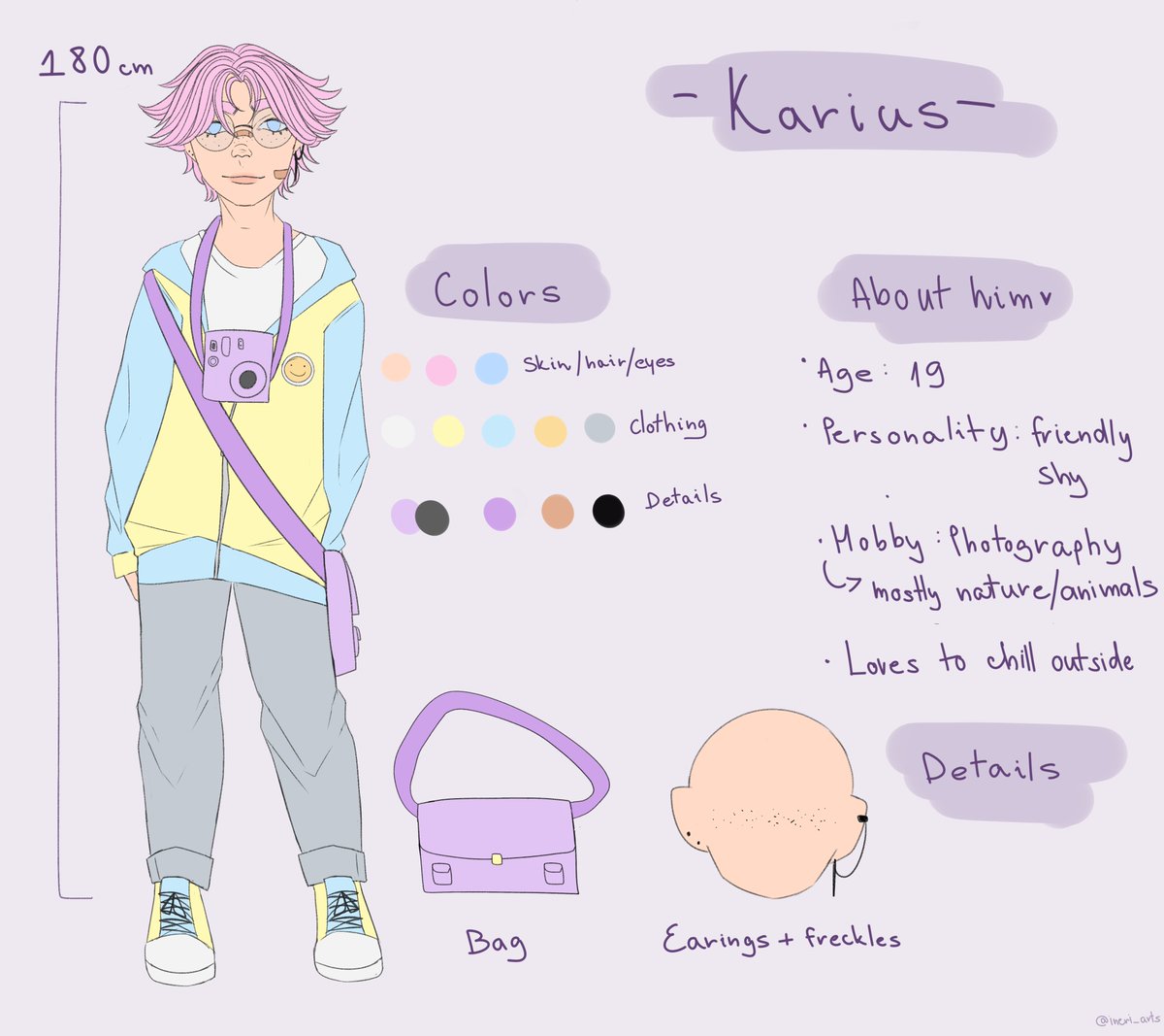 ineri_arts's tweet photo. Heyy! I decided to redo one of my OCs so here he is! Hope u like him, and feel free to draw him just tag me in🔥
//tags//
#digitalart #art #oc #ocdrawing #ocref
#ocrefsheet #ocreference #redesign #owncharacter #owncharacterart #owncharacterdesign #owncharacterdrawing https://t.co/wLhPuq5yZv