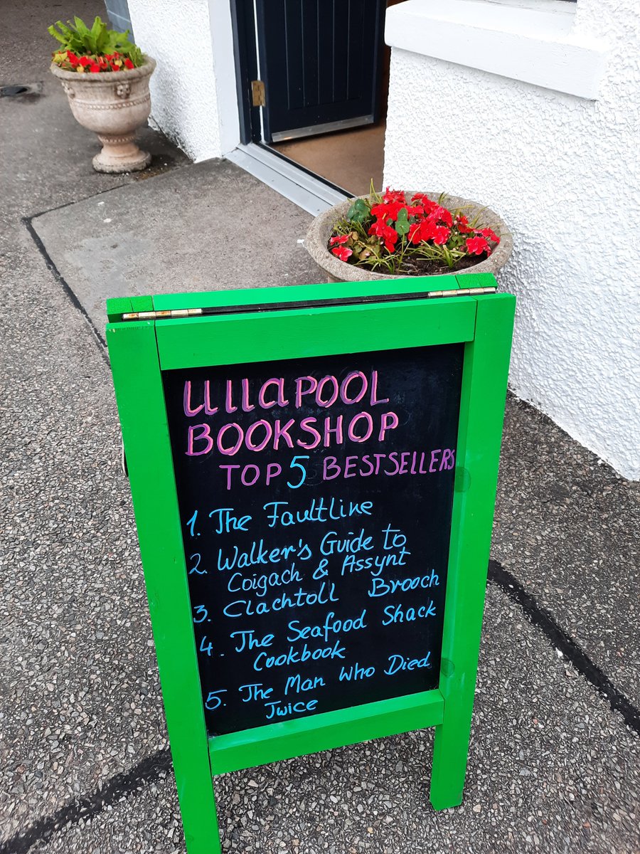 UllapoolB's tweet photo. 'Books are the plane, and the train, and the road. They are the destination, and the journey. They are home.' 
Today's #bookshopquote at @UllapoolB &amp; our top 5 Bestsellers including #faultlinenovel by @johnmac201 #walkersguide #coigach @NWHGeopark @Leading_Lines &amp; @Seafood_shack1 https://t.co/VcjUmmnrXQ