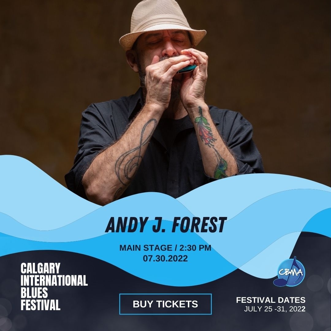 calbluesfest's tweet photo. 🎶🔹 ARTIST FEATURE 🔹🎶
ANDY J. FOREST
Bluesfest Main Stage
Saturday, July 30th @ 2:30 PM
➡️ TICKETS & INFO: https://t.co/7BhIFFKGdW
#bluesmusic #rhythmandblues #yycevents #yycfestivals #yycmusic #calgarybluesfest #artistfeature #andyjforest https://t.co/wbNGq89pEb