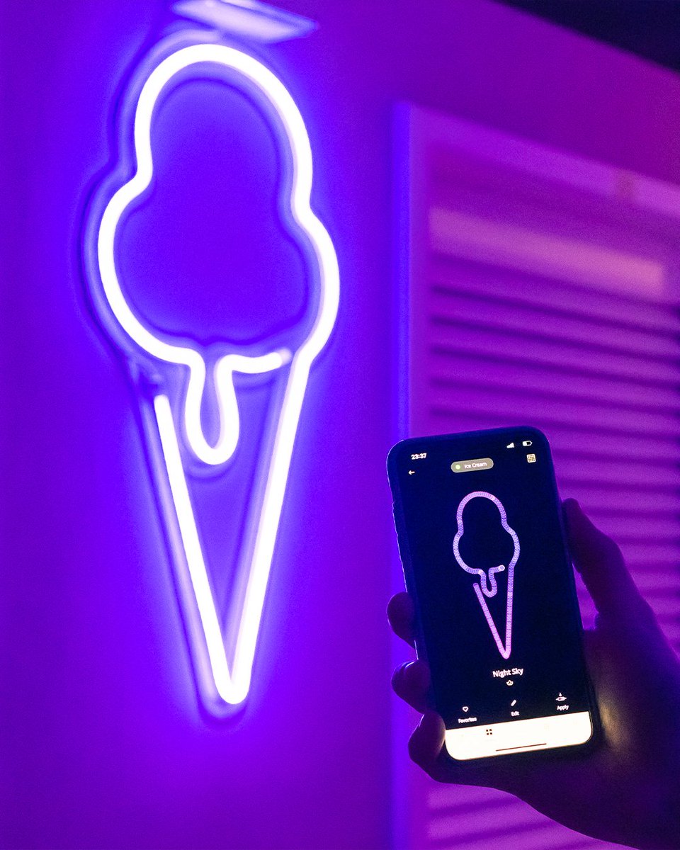 TwinklyLED's tweet photo. What’s better than ice cream when the heat strikes? 🫠🔥

A Twinkly Flex Ice Cream to light up your pool parties al fresco! 🍦✨

#Twinkly #Twinklylights #TwinklyLEDlights #twinklysmartlights #twinklyflex #twinklysummercolelction https://t.co/VMOghGGN8W