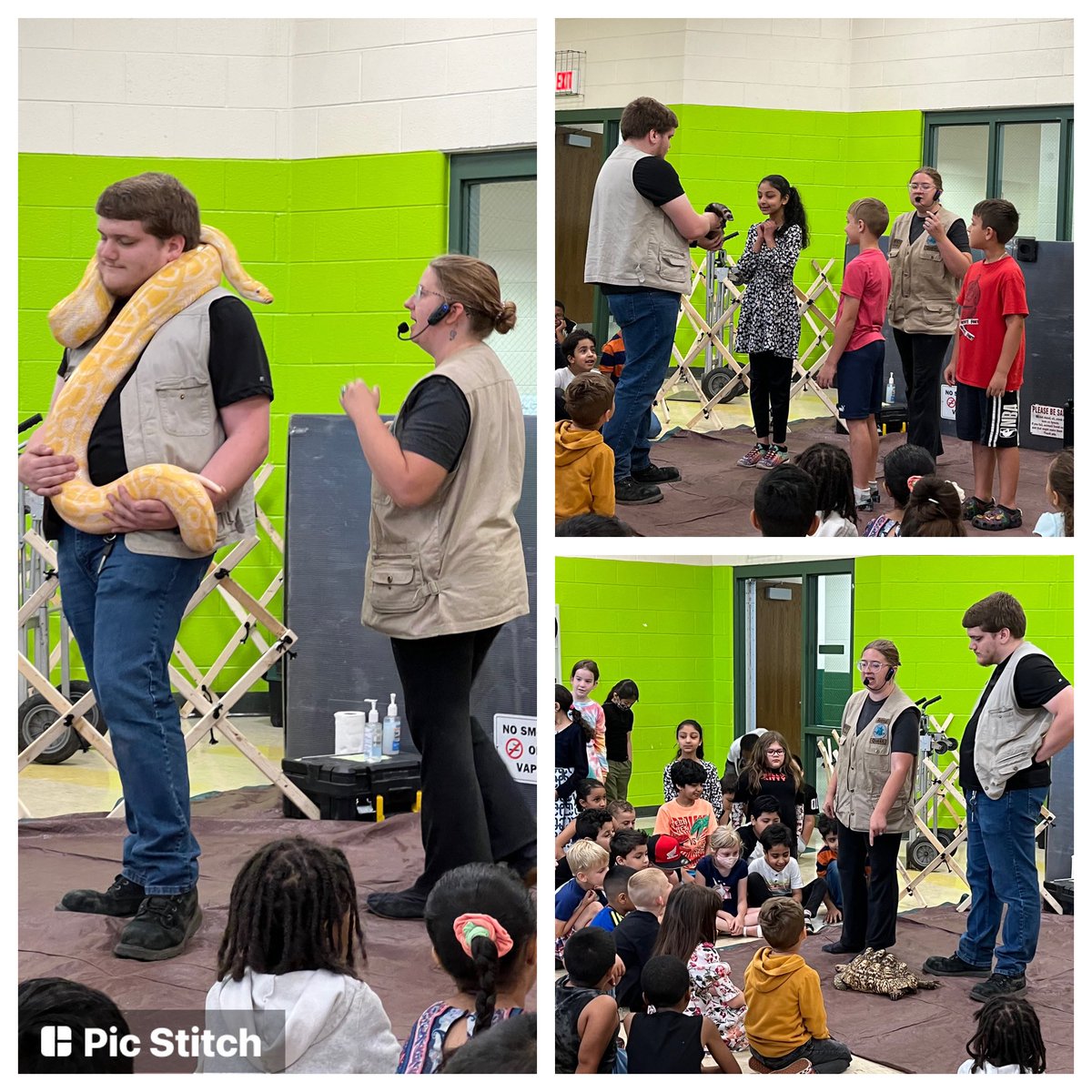 We celebrated the end of summer school with an Animal Quest Show!! Students were really excited to see all the cool animals <a href="/ISD109/">Indian Springs 109</a> <a href="/jill_borst/">Jill Borst</a> <a href="/ISD109Summer/">Indian Springs 109 Summer School</a> #summerlearning