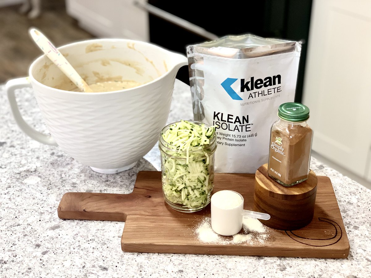 kleanathlete's tweet photo. It's harvest time!
We're staying fueled this week with a fan-favorite: protein-enriched zucchini bread.
Join in, simply by adding unflavored Klean Isolate to your favorite recipe.
Don't forget to let us know what you come-up with!
#kleanathlete #trainklean https://t.co/hjNzPH7Blh