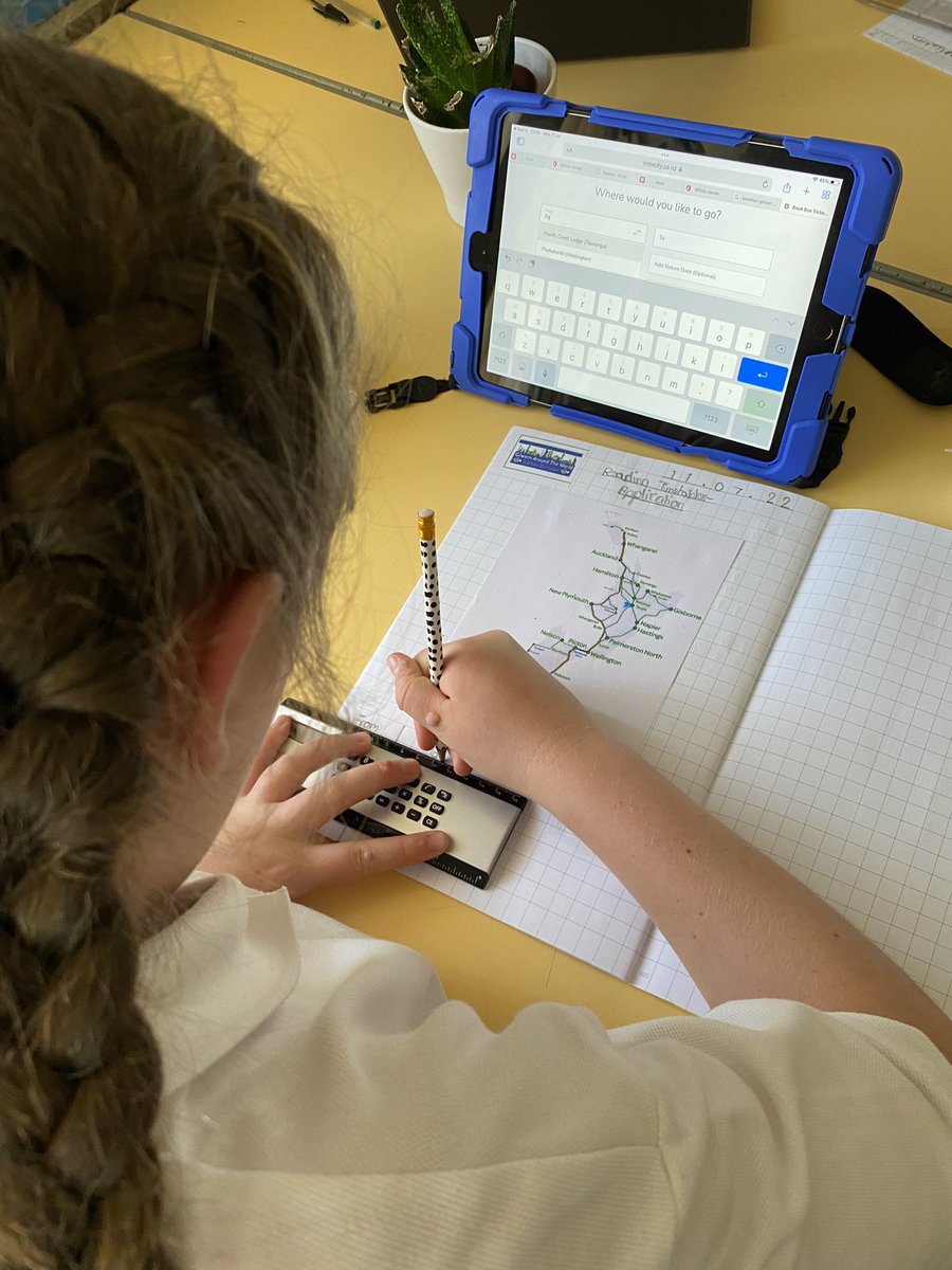 gilwern_school's tweet photo. #GilwernYear6 landed in New Zealand 🇳🇿 today and applied their knowledge of time to map out a bus route from North to South. We predicted the route would take appropriately 36hours. What do you think? #mathsnumeracy #ambitiouscapablelearners #gilwernaroundtheworld @EAS_Numeracy https://t.co/5Fk69K9gVA
