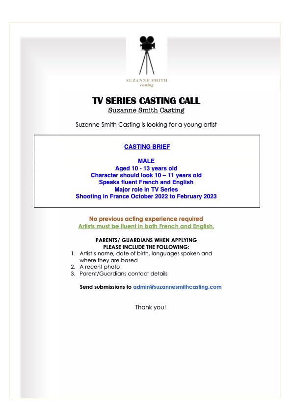 Casting call - does not have to be based in UK - and yes it’s paid.pls retweet
