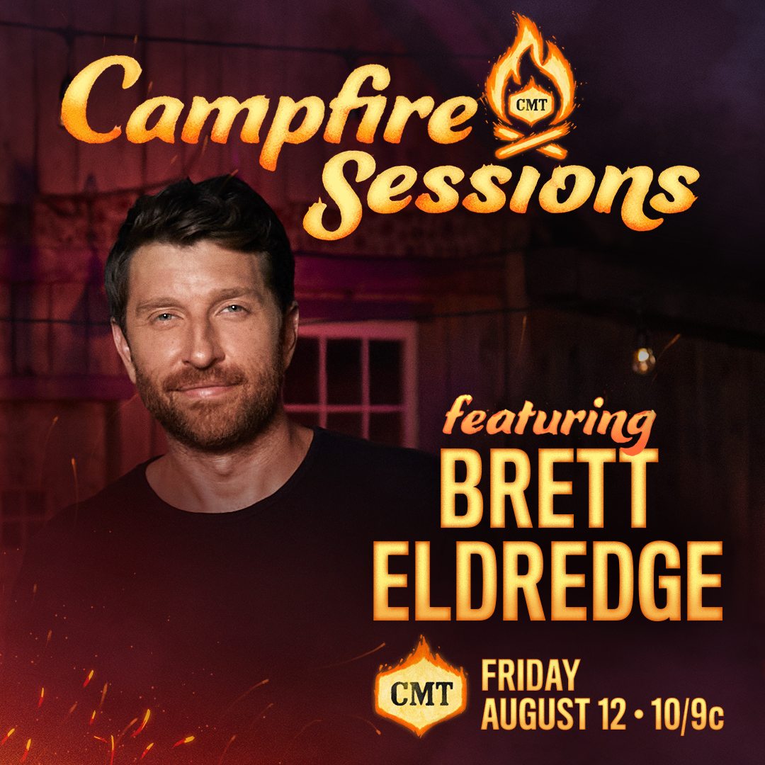bretteldredge's tweet photo. There's nothing better than music around a campfire... don't miss Brett on a brand-new episode of #CMTCampfireSessions Friday, August 12 on @CMT! https://t.co/OPpsnu6OE7