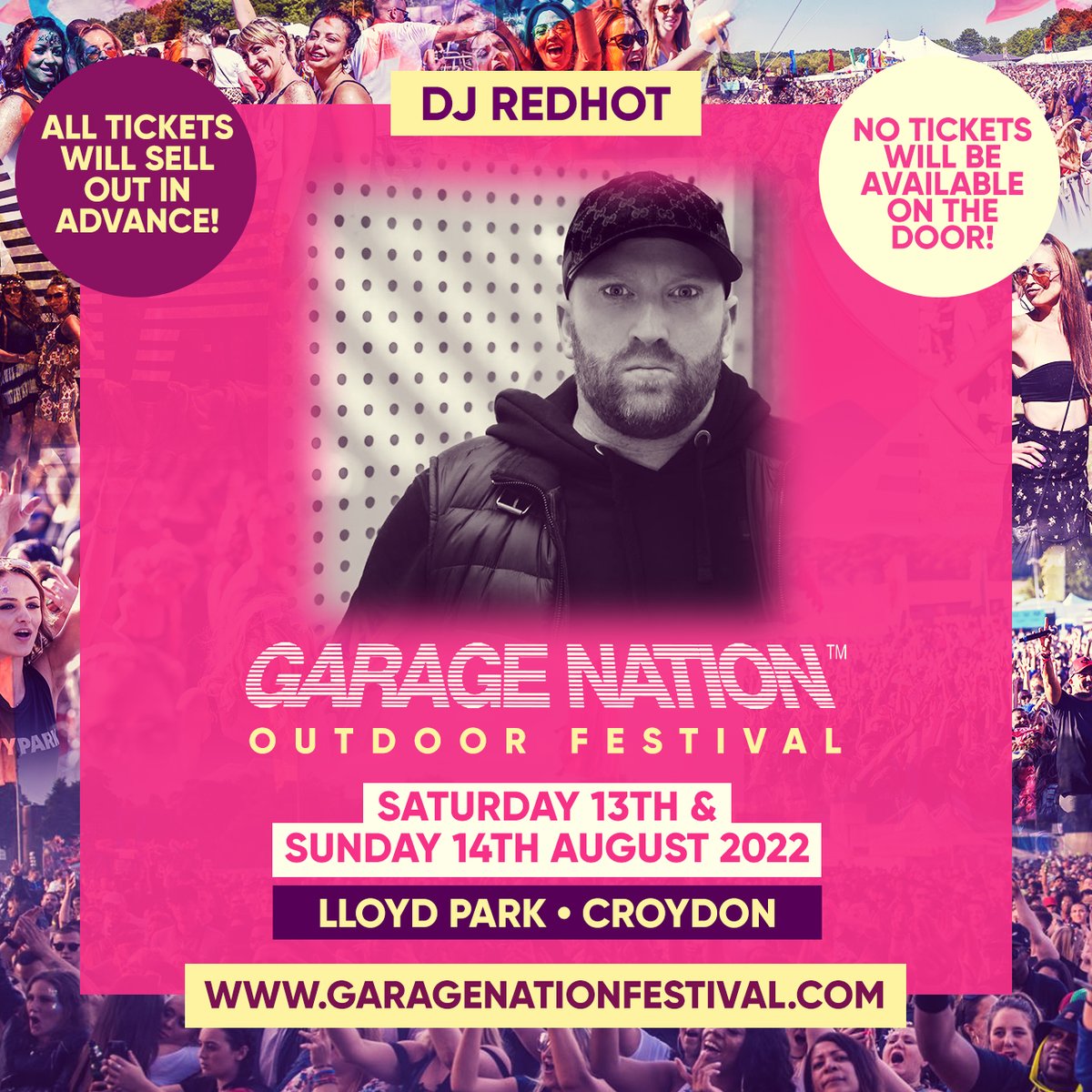 Garage Nation Festival on Sat 13th & Sun 14th August with @djredhot Tickets selling fast - none will be available on the door! >> garagenationfestival.com