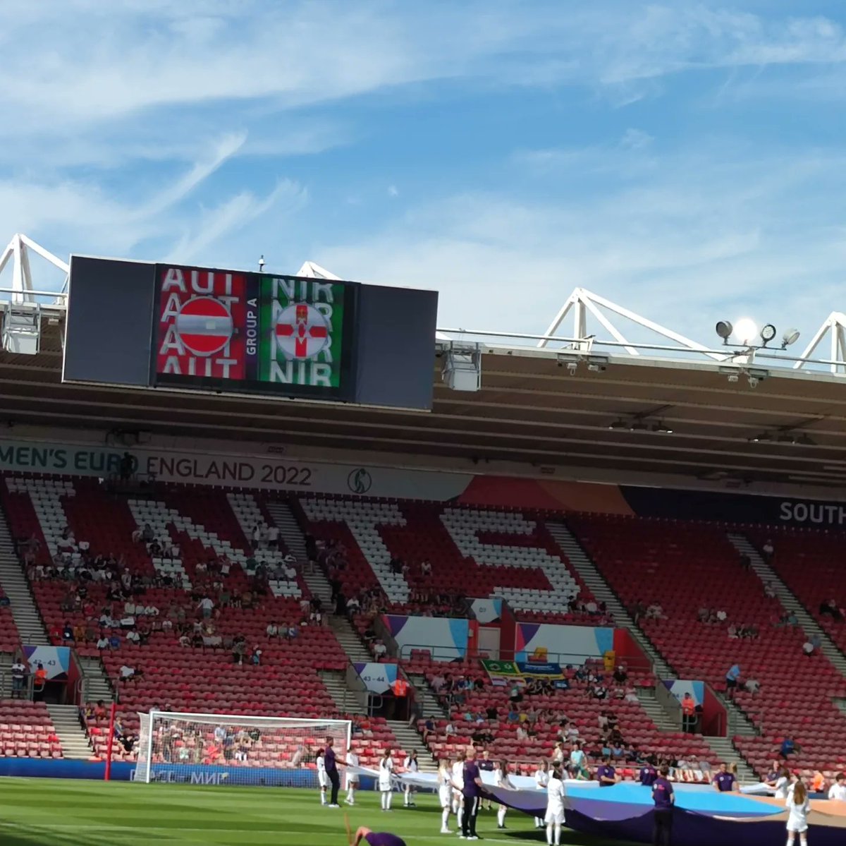 Today we took 30 KS3 students to watch the Northern Ireland Vs Austria Women's Euro's Football game in Southampton. It was fantastic to see so many students engaging in women's football and enjoying the game. Fantastic play by both teams and a brilliant win for Austria! ⚽