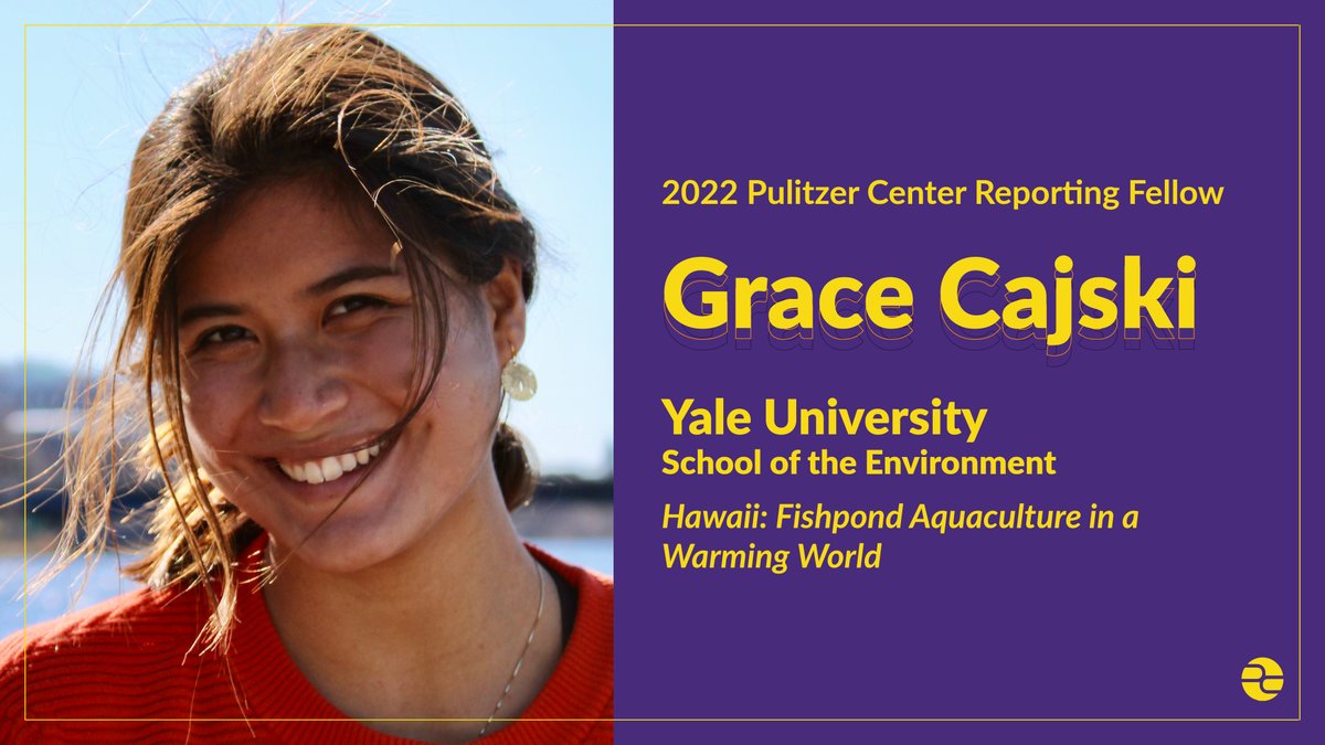Yale School of the Environment (@yaleenvironment) Reporting Fellow Grace Cajski (<a href="/gracecajski/">Grace Cajski</a>) will examine how fishponds can be used in Hawaii to mitigate climate change, specifically looking at the impact of urbanization on fishponds. Welcome, Grace! bit.ly/3QEokWC