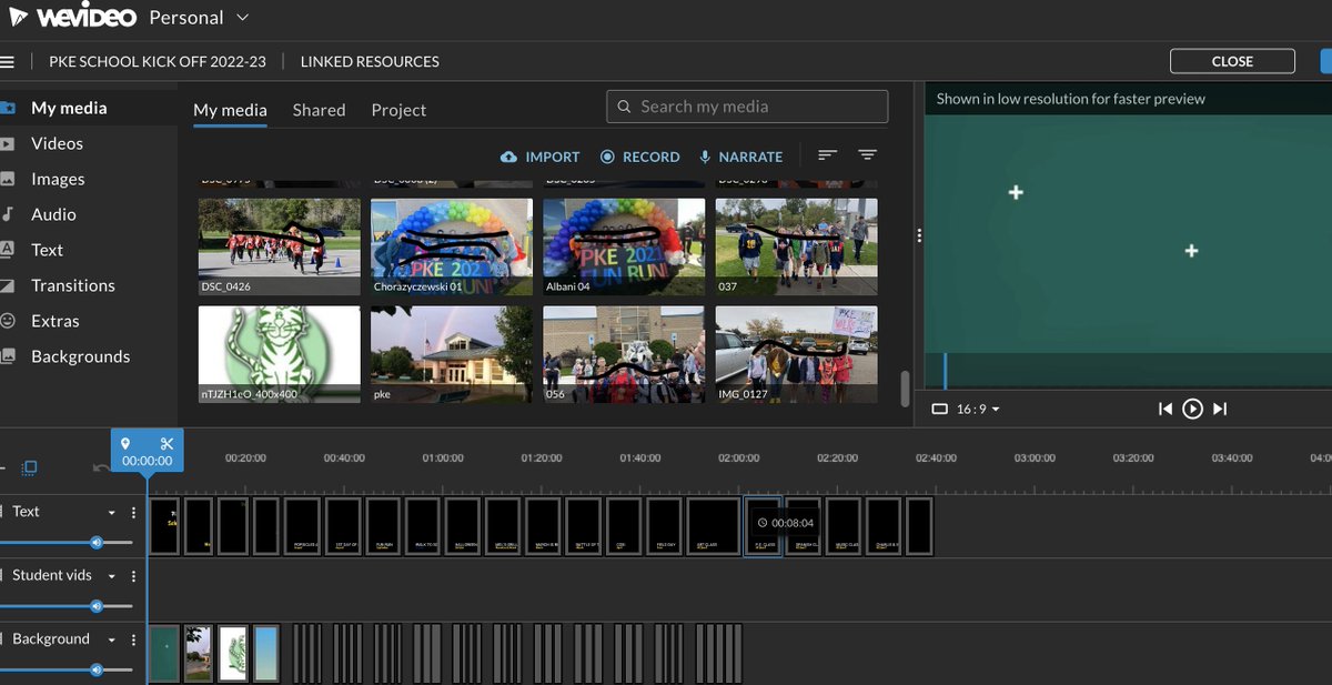 I am using @WeVideoEdu to create a back to school kickoff slideshow for my school! Did you know Wevideo has templates for mini lessons, morning meetings, classroom newsletters, student showcases, and more?