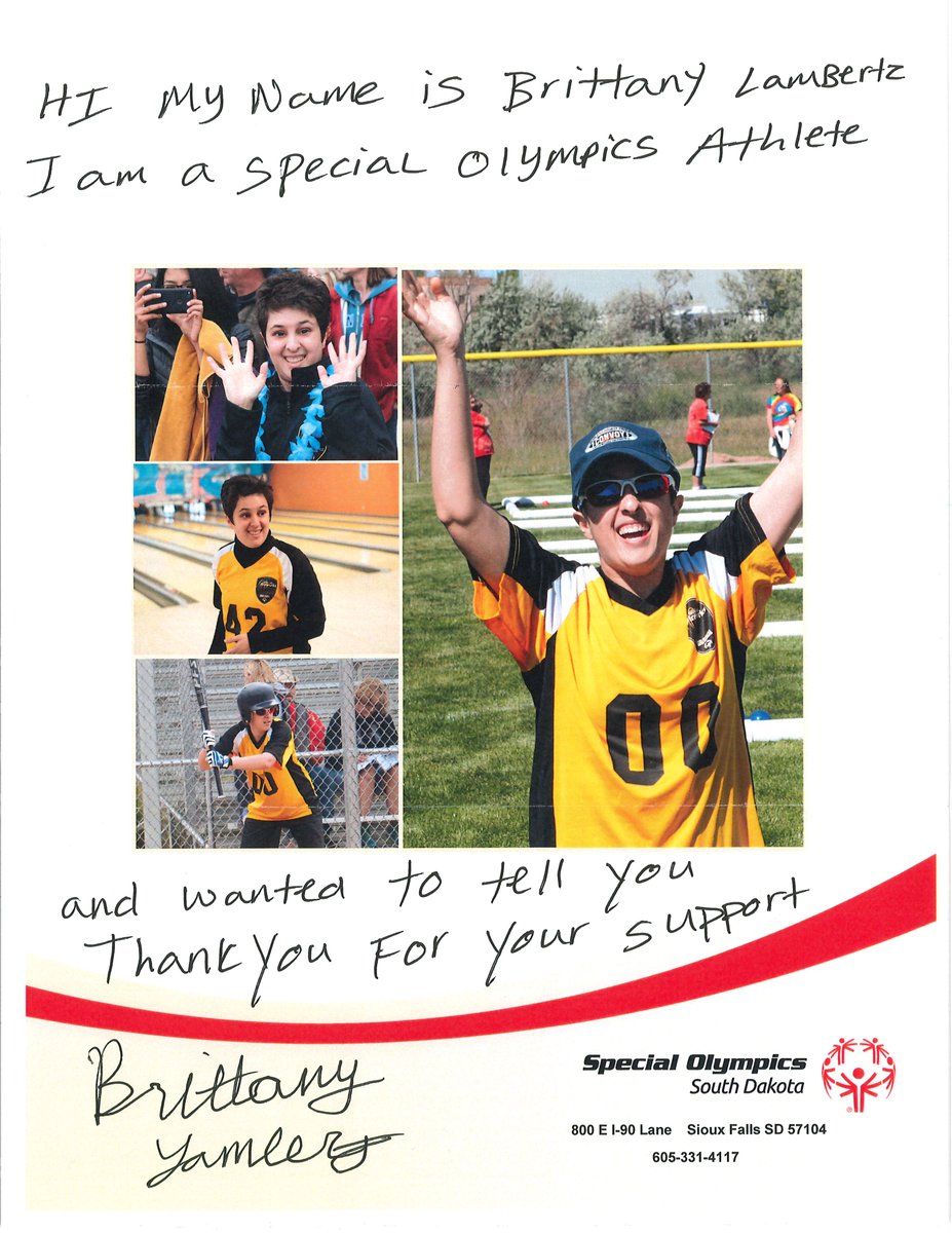 mstatesutility's tweet image. We have an amazing opportunity every year to support Special Olympics Sioux Falls athletes and it's always a treat to get these letters.
If you want to learn more about the SFSO check out Derek's podcast! Available wherever podcasts are available!
anchor.fm/inclusion-infu…