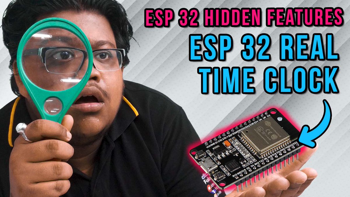 BoseProgrammer's tweet image. #ESP32  Internal #RTC  | Real-Time Clock with NTP Server |  youtu.be/aDdT5Ym4SJU via @YouTube