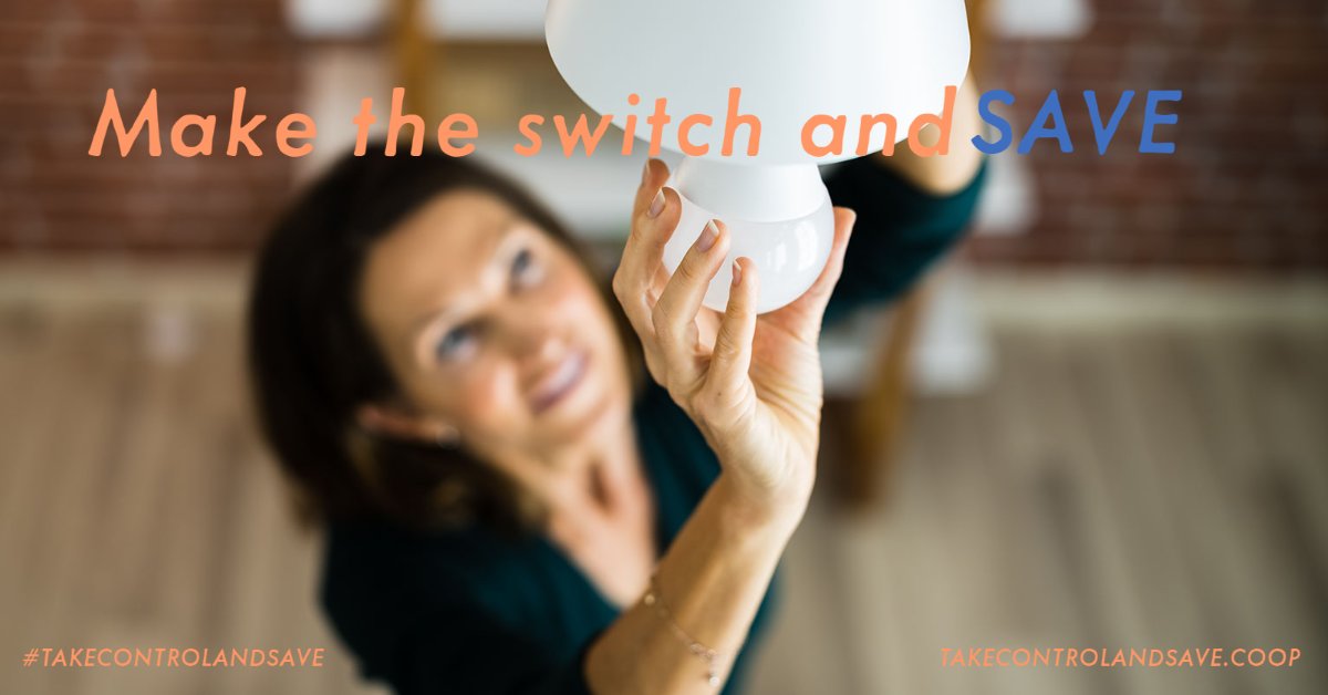 CuivreRiver's tweet image. Why make the switch to LED lighting? You will save energy and money! Learn how you can save by making the switch in your home: takecontrolandsave.coop/lighting/ #LEDLighting #LightingEfficiency #TakeControlAndSave