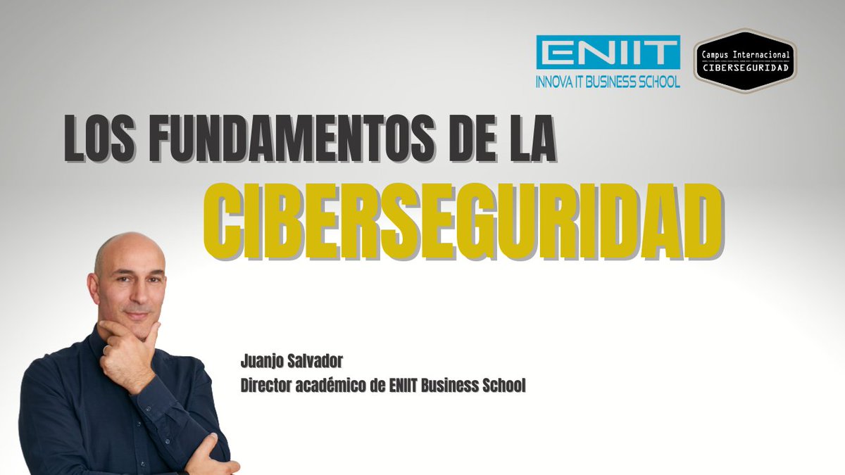 Master_CIBERSG's tweet photo. ¿Te perdiste la sesión en abierto que ofreció Juanjo Salvador sobre los cimientos de la #ciberseguridad? Ahora puedes verla siempre que quieras solo tienes que registrarte en el enlace: ¡Conviértete en un experto de la #SeguridadInformática!
https://t.co/UgcfJZp6iL https://t.co/iEYQdAf9m0