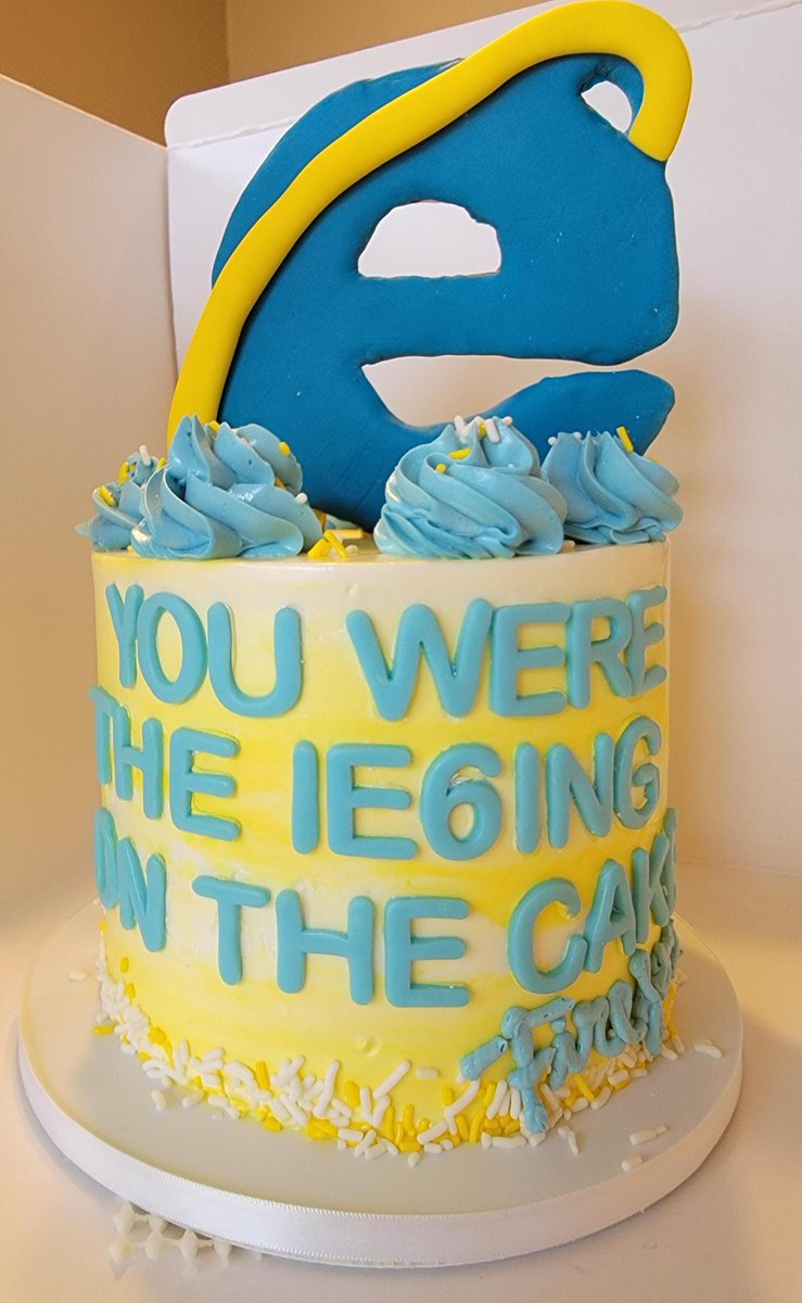 Thanks for the beautiful 🎂, <a href="/firefox/">Firefox 🔥</a>! We love the tradition of sending cakes to browser teams after reaching important milestones 😁