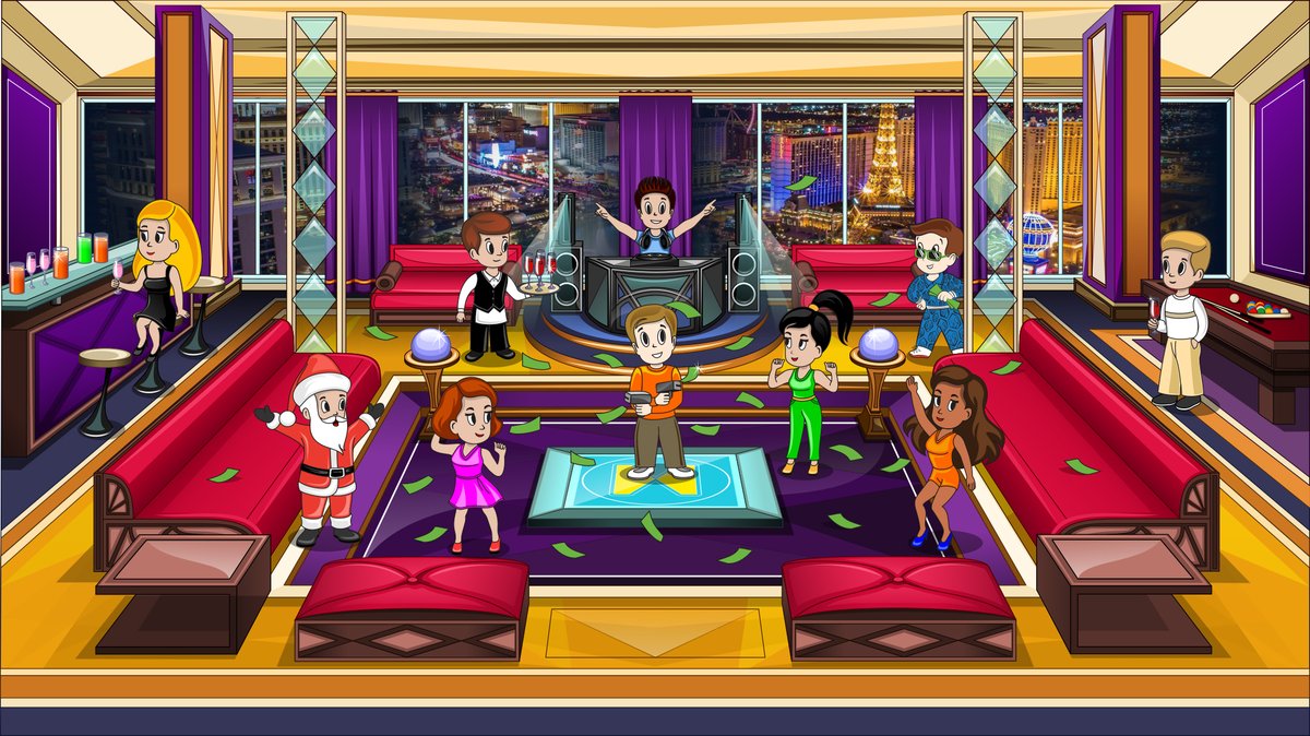 playHODL's tweet photo. Drew's penthouse - who is coming to party??  He will be making it rainnn 💸💸💸 https://t.co/3iyll1zaYS