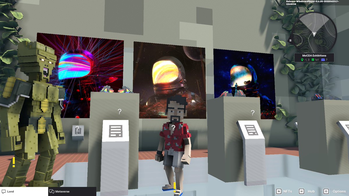 suwasonboonran's tweet photo. @TheSandboxGame @MOCDA_ I just participated in the #TheSandbox weekly contest for a chance to win 200 mSAND! Here is my favorite piece from the ‘Impossible Worlds’ exhibition, check out my screenshot below!
👇 https://t.co/v2tc6Myw6p