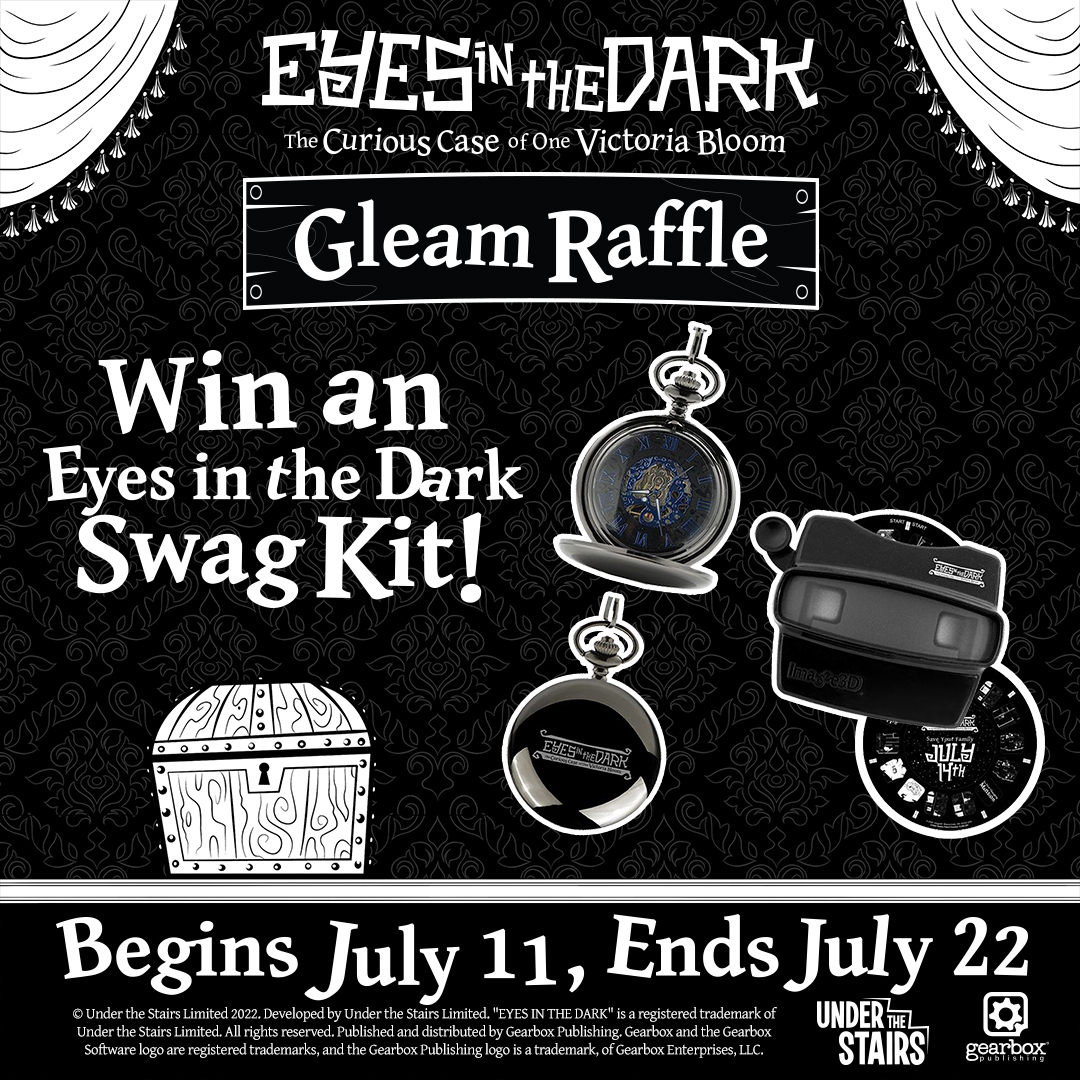 EyesinDark_Game's tweet photo. We've been tinkering on how to best celebrate the launch of Eyes in the Dark with our community!⚙️

For our third Gleam raffle, we would love to offer our fans a chance to win an official Eyes in the Dark swag kit!

Look here for entry: https://t.co/ZTjJ0P9uS7 👀 https://t.co/wR2giy40In