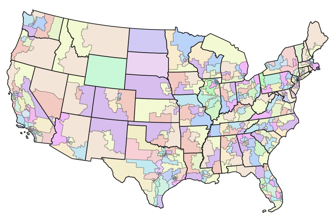 CiceroAPI's tweet image. The 2022 Congressional district map is finalized and live in Cicero! Check out the blog for more: bit.ly/3IxQ3EP #redistricting