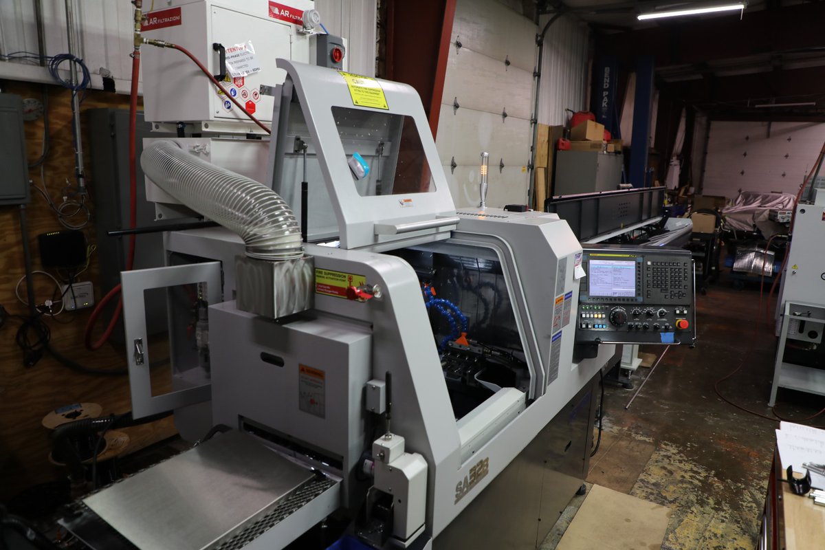 AbsoluteMachine's tweet photo. A big thank you to Production Machining Magazine for a great article featuring Hashier Machine, an Ohio-based customer of Absolute Machine Tools that recently purchased its first CNC Swiss lathe!
https://t.co/8b7CiTVsqB
#swisslathes #swissturning #nexturn #absolutemachinetools https://t.co/0zM6VcqF3f