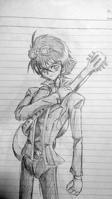 そう…あの頃はデジタルなんてほとんど触れてなかった罫線入りノート落書きボーイだった…。

そして…キカイダー三兄弟に萌えを見出だしていた…。
#見た人は7年前後前の絵を晒す 