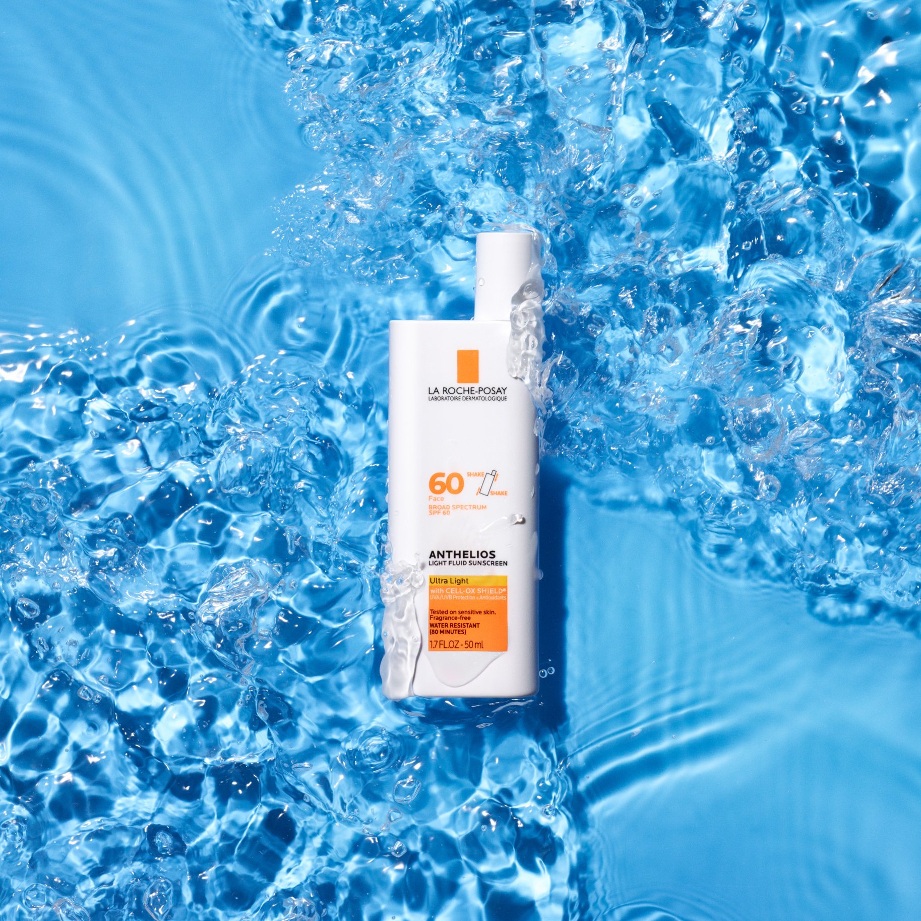 La Roche-Posay USA Twitter पर: "Our current go-to sunscreen, #Anthelios  Ultra-Light Fluid Facial Sunscreen SPF 60! ☀ UVA/UVB protection ☀ &amp; a  non-whitening and quickly absorbing texture! ✔️ Let us know in