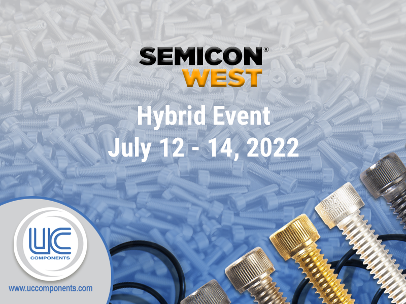 UCComponents's tweet photo. Join us tomorrow for SEMICON WEST! Learn more or register> https://t.co/iw9Np6fZ0T | UC Components, Inc. | https://t.co/y1jv3bEkje | 408-782-1929 #UCComponents #Fasteners #Vacuum #Hardware #Screws #RediVac #VentedScrews https://t.co/rI8O2qCcxn