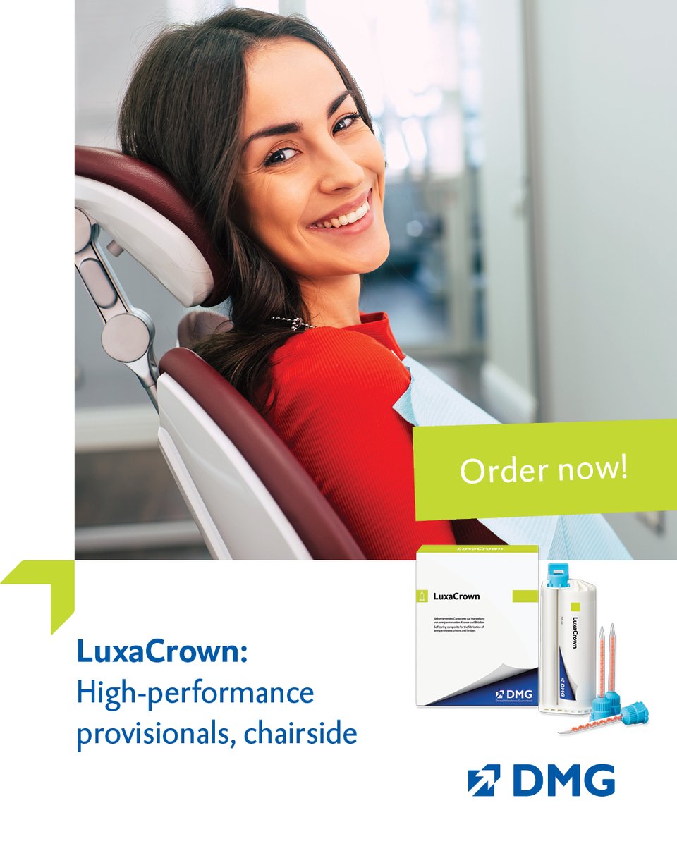 Rely on LuxaCrown for your long-term provisional restorations! Order yours today with this 3+1 offer! Shop now: goben.co/3OKOMfw
#LuxaCrown #dmgamerica #crownandbridge