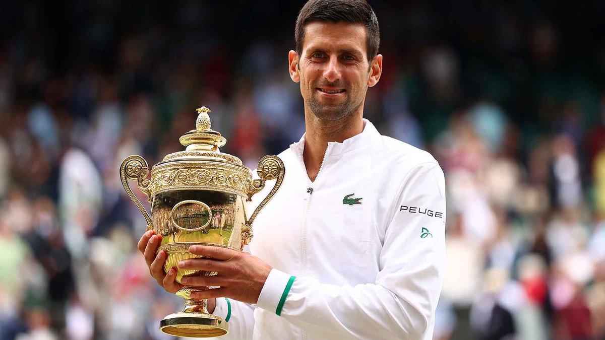 rorosocial's tweet photo. Hi Rowers 🚣

With his 7th Wimbledon championship, Novak Djokovic closes the gap on Grand Slam titles!  📸 Getty Images/ATP

#NovakDjokovic #NovakDjokovicFan #Wimbledon2022 #Tennis #TennisFan #FollowForFollow #RoroSocial https://t.co/p3pGH8x6Lx