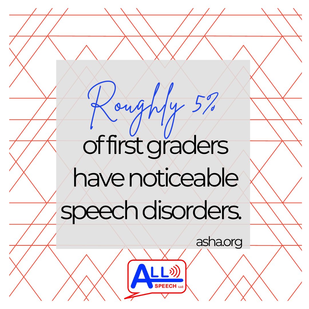 Happy Monday! Here's your speech therapy fact for the day.

#allspeechllc #mondaymood #mondayfact #mondaymorning #communication #slplife #speechtherapy #speechpathology #speech #pediatricslp #kids #speechdevelopment #latetalker #firstgrade #language #dallasmoms #newmoms #monday