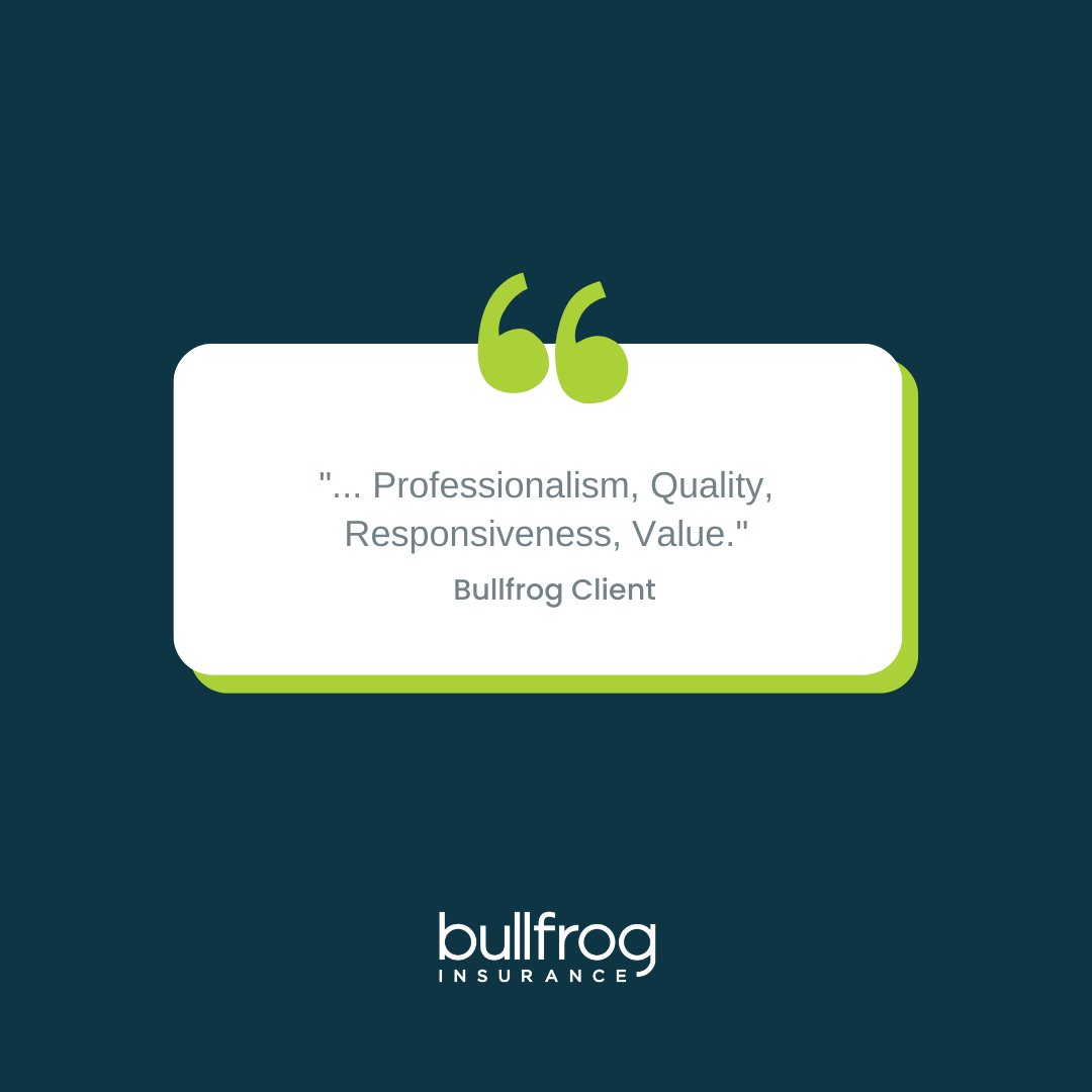 We pride ourselves in making it easy for you to get the right insurance coverage online, quickly and easily!

#Testimonial #BullfrogInsurance #ClientTestimonial