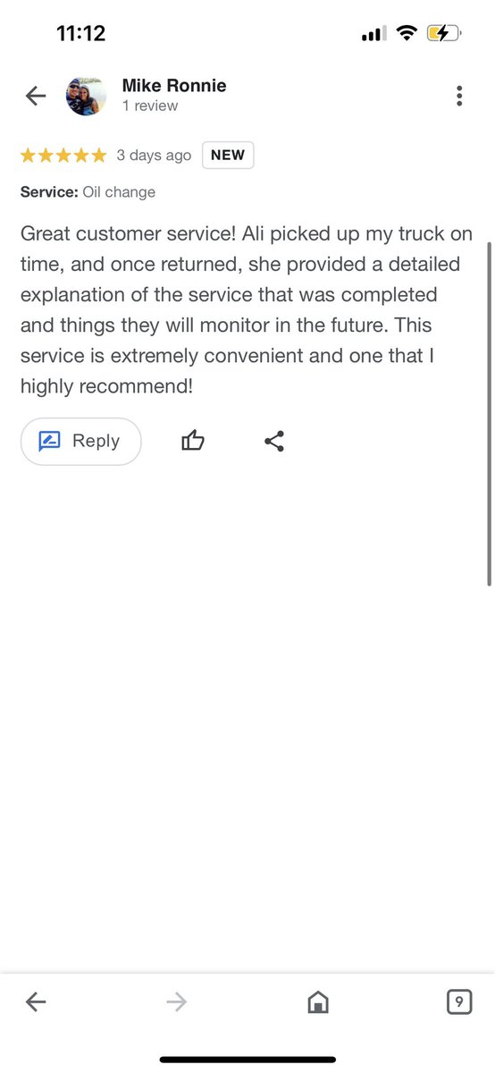 Customer Appreciation Monday! Thank you Mike for the extremely kind review and service 😊