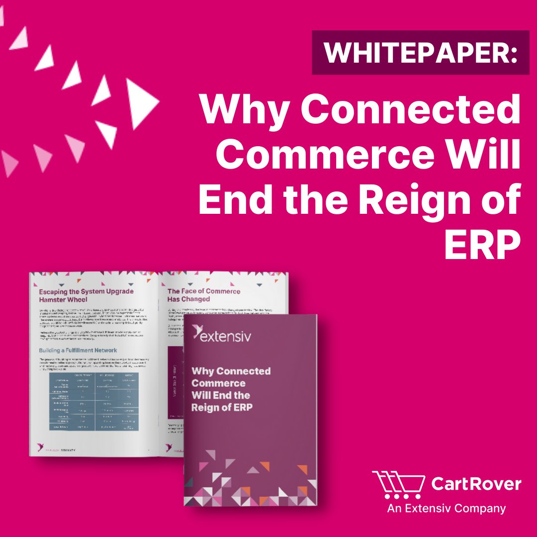 The pandemic and Amazon have forever changed ecommerce. So, what's next? Download our "Why Connected Commerce Will End the Reign of ERP" Whitepaper to learn more.

extensiv.com/why-connected-…

#warehousing #erp #extensiv #whitepaper #logistics #supplychain