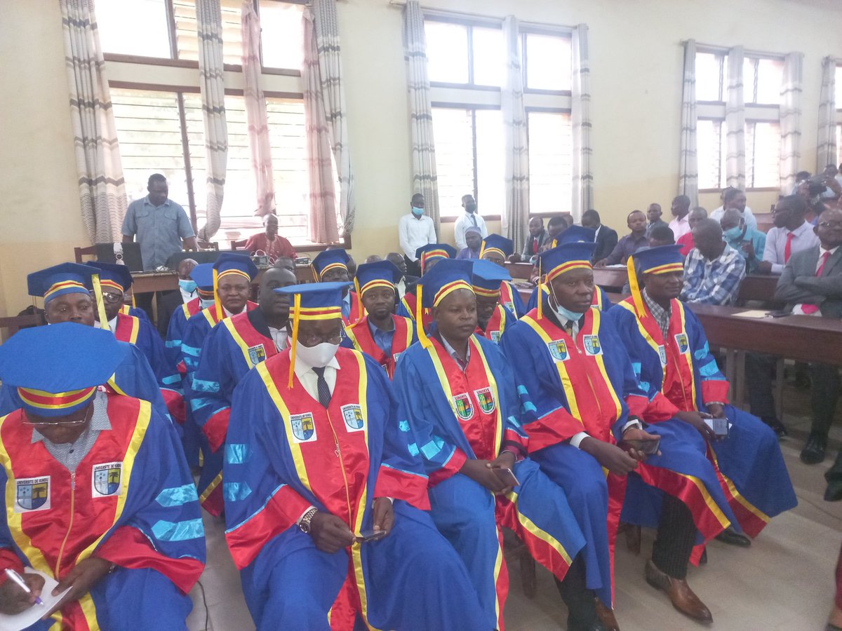 WickotJohn's tweet photo. L'université de Kindu lance l'école doctorale en partenariat avec l'Université de Sorbonne Paris Nord. C'est le fruit des efforts du Recteur Professeur Patrick MOBAMBO. À la même occasion, il vient d'être inauguré le bâtiment administratif https://t.co/3XIgeukaJG