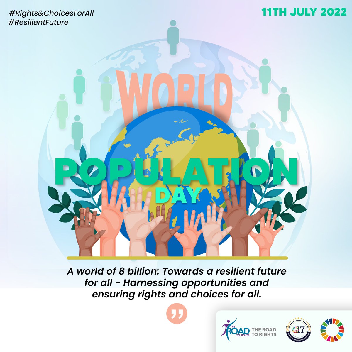 g17srilanka's tweet photo. Today is #WorldPopulationDay2022 👤👤👤

In the words of @antonioguterres - In the world we strive to build, 8 billion people means 8 billion opportunities to live dignified and fulfilled lives.

#G17 #UAC #Road2Rights #SDGs #ActionToImpact #Act4SDGs #TurnItAround #FliptheScript https://t.co/iD8TFW0ls6