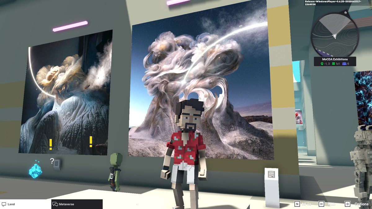 mikelamacha's tweet photo. @TheSandboxGame @MOCDA_ I just participated in the #TheSandbox weekly contest for a chance to win 200 mSAND! Here is my favorite piece from the ‘Impossible Worlds’ exhibition, check out my screenshot below!
👇 https://t.co/PrMMAYGhm9