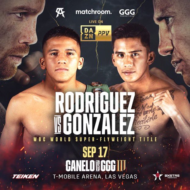 OutBoxedTV's tweet photo. When you thought it couldnโt get any better, @MatchroomBoxing adds @210bam vs Israel Gonzales to the #CaneloGGG3 fight ๐ฅ๐ฅ๐ฅ๐ฅ#boxing #BereaBoxing https://t.co/uYSkGsC8Rl