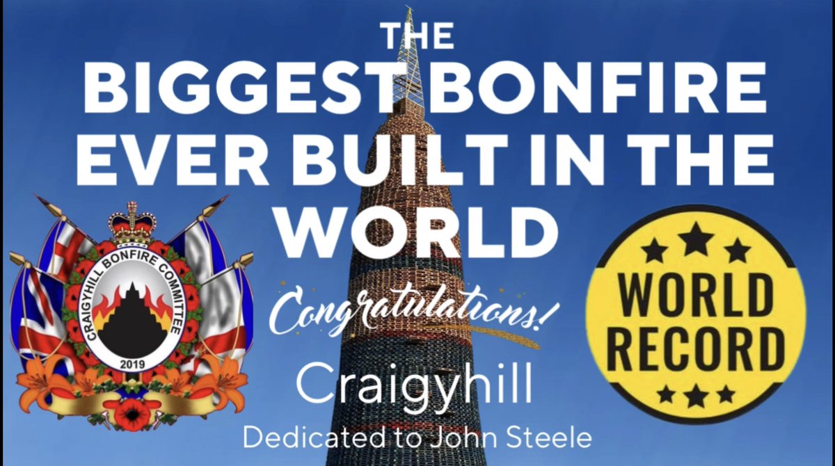 ProtUnionist's tweet image. 𝗔 𝗵𝘂𝗴𝗲 𝗰𝗼𝗻𝗴𝗿𝗮𝘁𝘂𝗹𝗮𝘁𝗶𝗼𝗻𝘀 𝘁𝗼 𝗖𝗿𝗮𝗶𝗴𝘆𝗵𝗶𝗹𝗹 𝗕𝗼𝗻𝗳𝗶𝗿𝗲 𝗳𝗼𝗿 𝗯𝘂𝗶𝗹𝗱𝗶𝗻𝗴 𝘁𝗵𝗲 𝗹𝗮𝗿𝗴𝗲𝘀𝘁 𝗯𝗼𝗻𝗳𝗶𝗿𝗲 𝗲𝘃𝗲𝗿 𝗯𝘂𝗶𝗹𝘁 𝗶𝗻 𝘁𝗵𝗲 𝘄𝗼𝗿𝗹𝗱. 𝗪𝗲𝗹𝗹 𝗱𝗼𝗻𝗲 𝘁𝗼 𝗮𝗹𝗹 𝗶𝗻𝘃𝗼𝗹𝘃𝗲𝗱. 👏👏👏🇬🇧