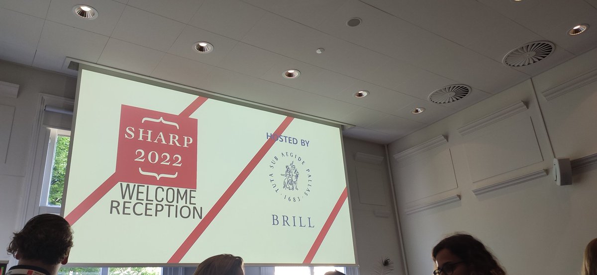 Happy to be at <a href="/sharpamsterdam/">@SharpAmsterdam</a>

Thanks to <a href="/Brill_History/">Brill History</a> for the reception 🥂