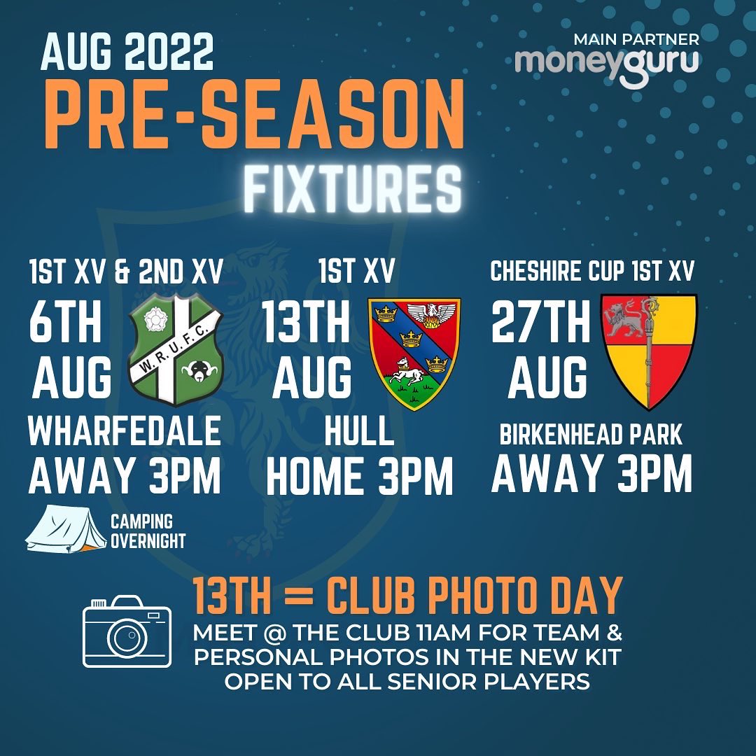 MaccRugby's tweet photo. The boys in the 1s &amp; 2s prepare for the 2021-22 Season with a solid challenge against some tough opposition. 

We’re also holding a #bootsbackon evening at Priory Park for anyone who wants to prepare for the season, get back into rugby or wants to have a go @ Macclesfield RUFC! https://t.co/PZ7XSwM1Dq