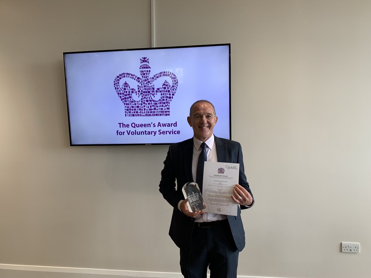Mark Spencer (@markspen9999) on Twitter photo So proud and absolutely chuffed to bits to received the Queens Award for Voluntary Services this afternoon. This is for all the amazing volunteers across the town. Together we make a difference. β¦β¦<a href="/HealthierFltwd/">Healthier Fleetwood</a>β© #QAVS So proud and absolutely chuffed to bits to received the Queens Award for Voluntary Services this afternoon. This is for all the amazing volunteers across the town. Together we make a difference. β¦β¦<a href="/HealthierFltwd/">Healthier Fleetwood</a>β© #QAVS