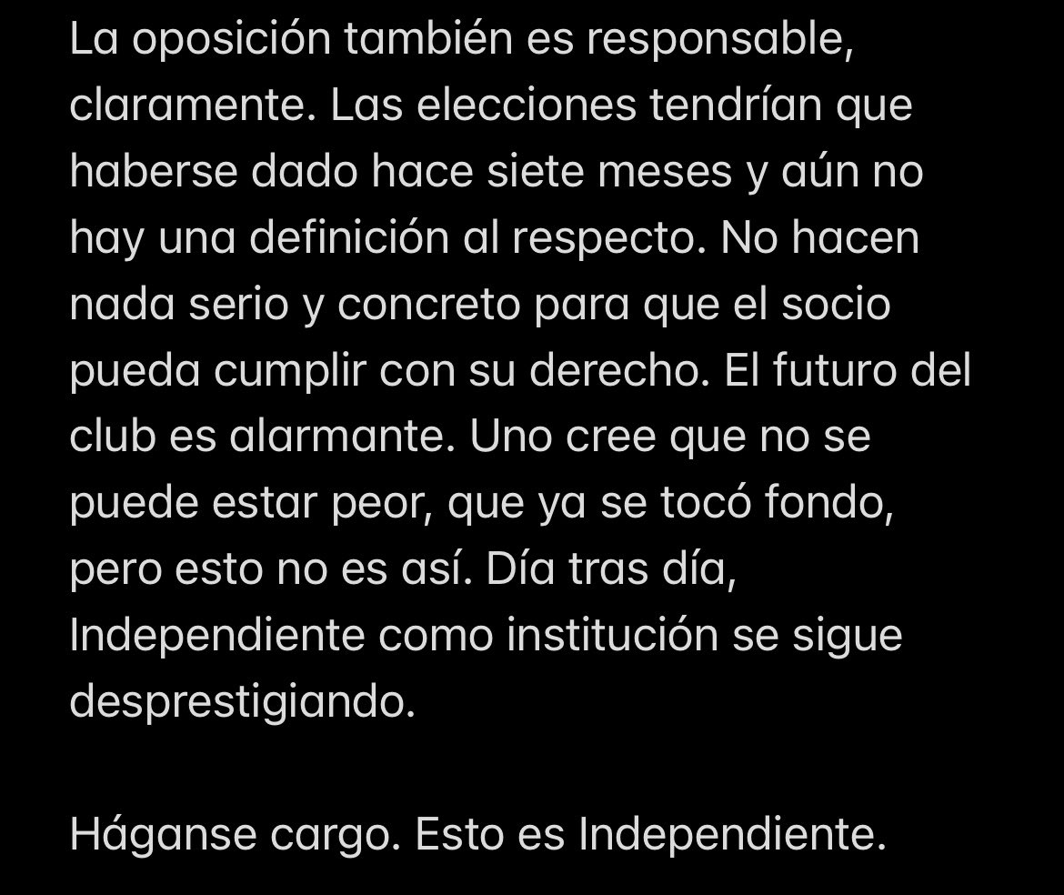 JuanchiEgido's tweet photo. Háganse cargo. Esto es #Independiente. https://t.co/jUxsQ7DDRP