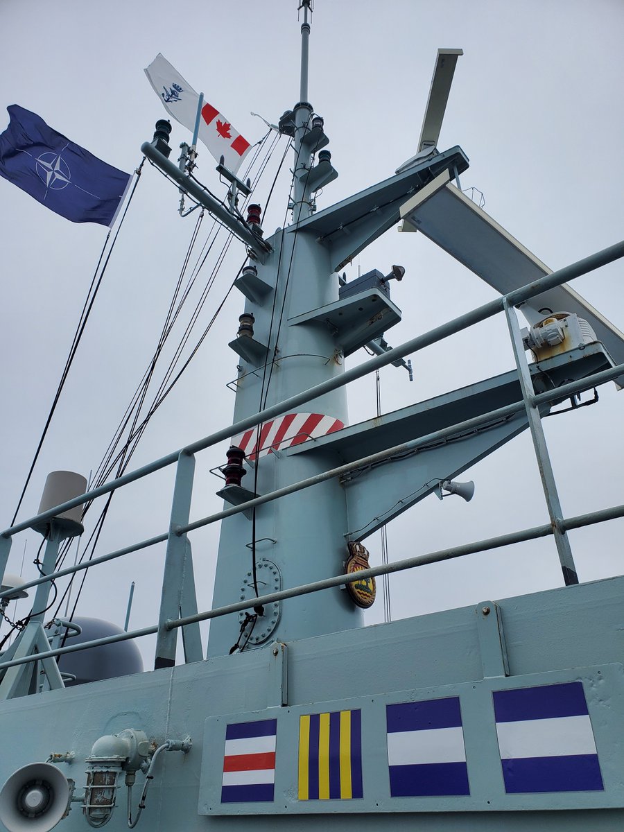 It's official! #HMCSSummerside and #HMCSKingston are now operating with our #NATO allies as part of #OpREASSURANCE and are proudly flying their NATO flags. The ships departed Reykjavik [IS] today and will join @COM_SNMCMG1 later this month. #WeAreNATO