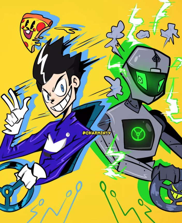 WaddleOnPlus's tweet photo. Chequen estos fabulosos artes de #CyberRacers hechos por @charmintv hechos para cada uno de los episodios 😍🏁🥤 Síganlo para disfrutar más de su talento.
No olviden que la primera mitad de temporada ya se encuentra disponible en #WaddleOnPlus ⭐️
https://t.co/3FFHgTCuIp https://t.co/75VYDbpLJ1