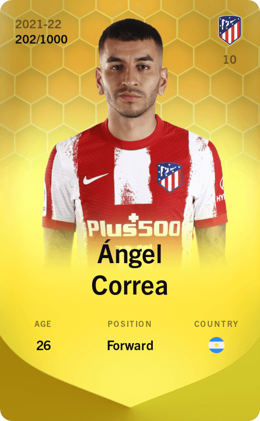 🔥 SORTEO DE <a href="/SorareTools/">SorareTools</a> x <a href="/SorareTipsYT/">Lekas 🦁 | SorareTips</a> 🔥

🎁PREMIOS: 1x Angel Correa (Limited)

Condiciones:
1- Follow en Twitter a <a href="/SorareTipsYT/">Lekas 🦁 | SorareTips</a> y <a href="/SorareTools/">SorareTools</a>
2- RT y Like a este tweet
3- Etiquetar a tres amigos.

✅Tiempo para participar hasta el 24/07
#Giveway  #Sorare #Nft