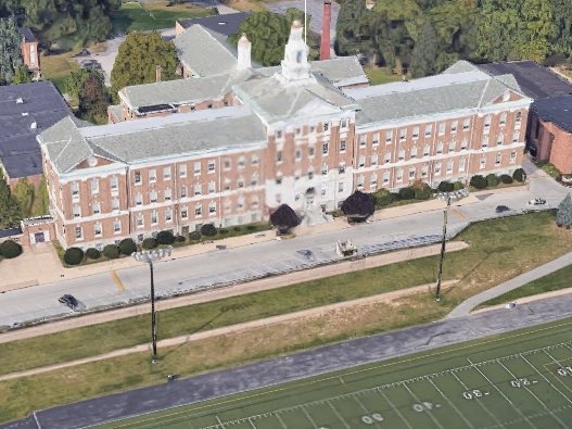 RootsDelco's tweet photo. A Delco Now, Then, and Future!! Featuring Archbishop Prendie .  Notice the famous “path” in the old pic. Prendie is transitioning to a DCCC site college campus. Here is a glimpse of what it will look like. Drexel Hill, Pa #Delco #Prendie https://t.co/OfesOqoXOk