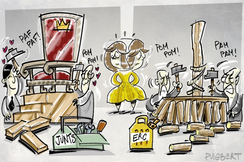 Flash político de #Cataluña #Catalunya por <a href="/JLJLMartin/">JLMartin</a> x2, Batllori <a href="/LaVanguardia/">La Vanguardia</a> y <a href="/lluispuigbert/">Lluís Puigbert</a>

➕#humor de #prensa reciente #cartoon #cartoons 
👉vetustideces.blogspot.com/2022/07/la-sem…