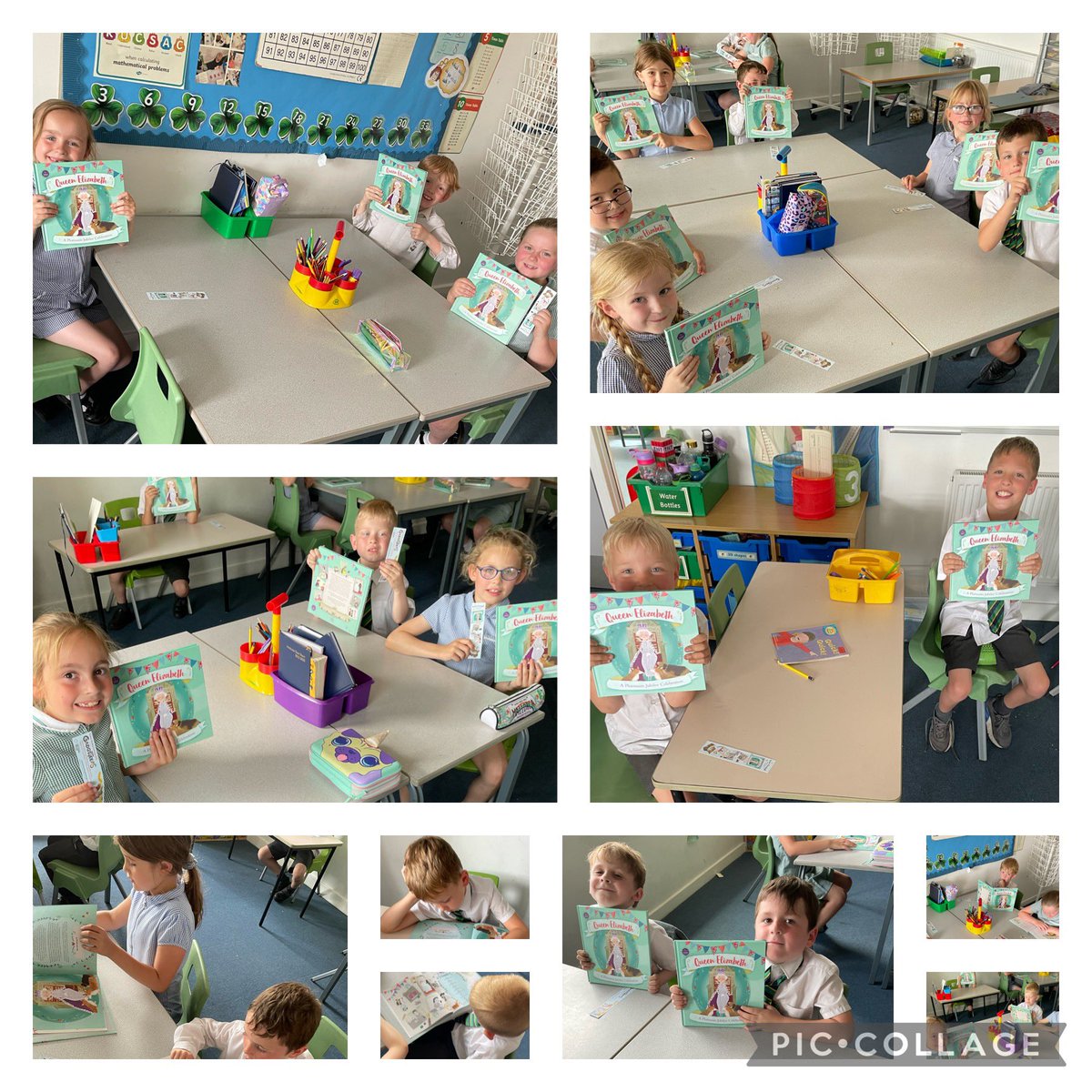We were all super excited about receiving our Queens Jubilee Book! Well done Year 2 for working so hard! #proud