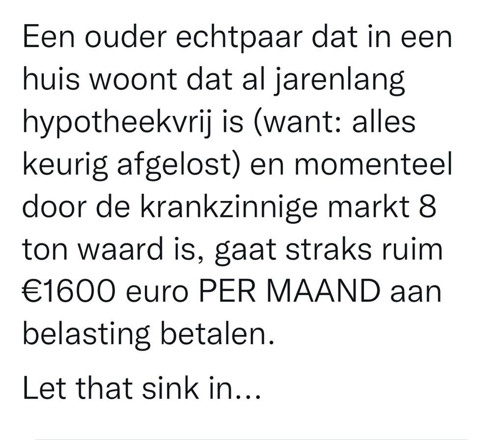 Dankzij het nieuwe belastingstelsel:
ZIJN WE NU ZIEDEND GENOEG OM ER TEGEN IN OPSTAND TE KOMEN?!
#KutKabinet
#CorruptKabinet
#KloteKabinet