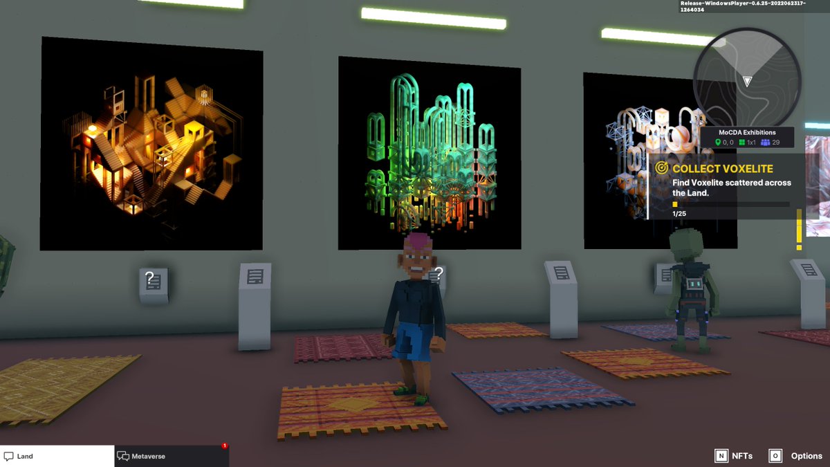 YvonneJ69233756's tweet photo. @TheSandboxGame @MOCDA_ I just participated in the #TheSandbox weekly contest for a chance to win 200 mSAND! Here is my favorite piece from the ‘Impossible Worlds’ exhibition, check out my screenshot below!
👇 https://t.co/tiztP0qUpe